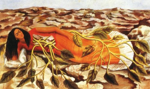 artist-frida:  Roots, 1943, Frida KahloMedium: oil,canvas