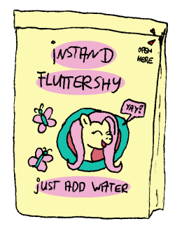 madame-fluttershy:  Instand Fluttershy by ~MERKLEYtheDRUNKEN  &hellip;give me five bags and all the grocery store&rsquo;s water jugs, NOW. @@