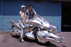 y2kaestheticinstitute:  ‘Maria’ concept bike by Ishii Tatsuya (1999)“Musician, artist, event producer, and designer. Ishii Tatsuya’s incredible concept bike was created for his production of the 1999 Suzuka 8 Hours Endurance Road Race. Named