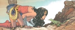 realcalvincoolidge:  kingofthesevenseas: This is so pure :’) how can people say Wonder Woman is too serious of a character when this panel exists 