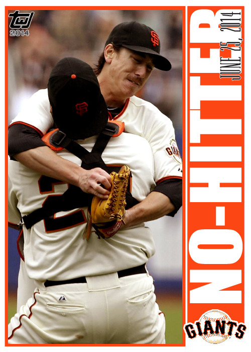 Tim Lincecum no hitter over the San Diego Padres 2014