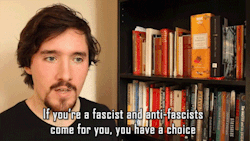 socialistexan: @realphilosophytube , “The Philosophy of Antifa” “If you’re a political enemy of fascism though, either they lose or you die” 