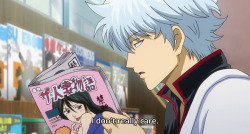 kurohiki: a classic gintoki oneliner just before he starts caring 