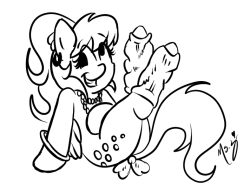 paperderp:  80’s Derpy by Ms. Sketchy on the Draw Thread Oh god, the 80’s look is my fetish, mo seriously though, I love the look on ponies  D'aww! &lt;3