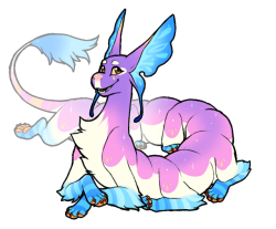 arleedraw:I redrew this one too even if i wasn’t planing on redrawing any of the ferals/anthros adopts for a while XD http://toyhou.se/514658.10-candipede This looks like someones fursona, mixed with the caterpillar from Alice in Wonderland and I love