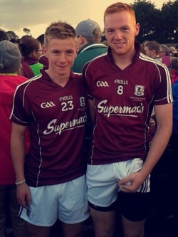 2boys-are-better:  These hot lads probably from Galway are Irish &amp; one of them holds a beautiful bulge tight🙄 Submitted by: http://toureag.tumblr.com/ 