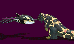silverjolteon:Shiny Primal Kyogre &amp; Shiny Primal Groudon - [Hold Hands]Requested by Suave-Groudonwhy is this adorable? X3