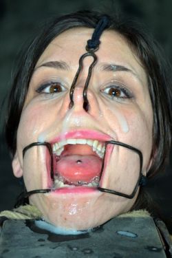 A kinky female like this will get loads of cum in her face!