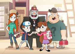 Gravity Falls Protagonists in Star vs. the Forces of Evil style.