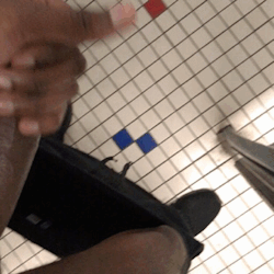 callme-maximillion:  beating this musty ass dick with my pants down while dude standing by the sinks