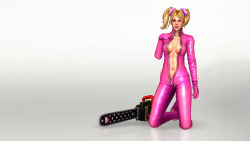lycansoldier:  Lollipop Chainsaw’s Juliet Starling Sexiest Zombie Killer? Definitely. You can grab my transparent .png version of Juliet from here