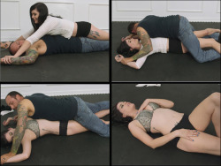 “Wrestling Lesson” is now available at www.seductivestudios.comDemi invites Frank over to her new place to teach him some wrestling moves. She starts by showing him the grapevine hold as she mounts him and holds him down with her arms and legs. Frank
