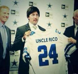 thegameswelove:  In the 2014 NFL Draft the Dallas Cowboys select Quarterback Uncle Rico In 1982 he threw a football &frac14; mile. Bets he can throw a football over mountains. Should have been put in the the 4thQ of the HS Championship game. Would have
