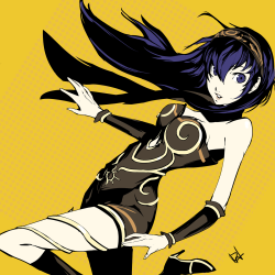 brinkofmemories:  Naoto from Persona 4 dressed as Kat from Gravity Rush!