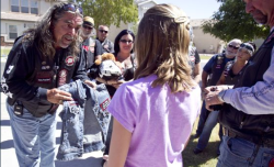 raetherandom:  BIkers Against Child Abuse Helps Make Abused Children Feel Safe Again  “A biker’s power and intimidating image can even the playing field for a little kid who has been hurt. If the man who hurt this little girl calls or drives by, or
