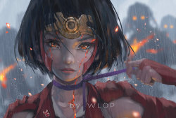 wlopwangling:  Mumei by wlopMumei from kabaneri of the iron fortressdefinite one of my favourite character this year!I’ll provide full normal speed video process on my patreon:www.patreon.com/posts/5393081