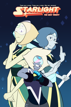 richdogan:  Promo images for a Steven Universe fan comic I’m planning to make!  This 3 issue fan comic will present an origin story for each of my fan fusions, set in an AU occurring after the show’s Cluster arc. More updates to come in late May