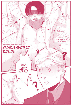 kayr801: In which Mafia Boss!Erwin just got back from work and find his omega in heat /////   I can’t stop reading Private Dancer by Xenobiaさん, it’s an awesome ERURI fic 