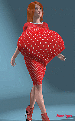 The Deviantart Show #2 of Slim Ultra Busty Art #8Meryse in Red - by ManigusPosted with written permission to Muse Mint from Manigus from his Deviantart Gallery:  https://www.deviantart.com/manigus/art/Huge-boobs-walkloop-Meryse-in-red-741411387