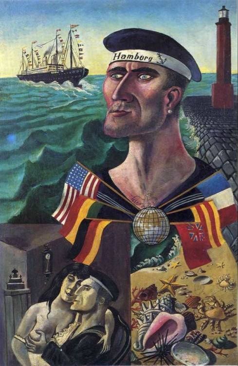Otto Dix, The Goodbye to Hamburg, 1921https://painted-face.com/