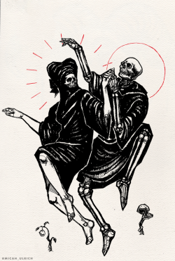 micahulrichdraws:  The Danse Macabre.    Like my art? Support it here! 