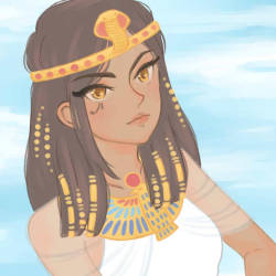 misadraws: I used to love ancient Egyptian history in middle school so i decided it would be a good time to remember things and to also learn new things while drawing Fareeha! It’s a really rough comic but I thought it’d be fun to imagine Angela dabbling