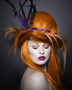 A few months back I was a hair model for my friend who is an amazing hairdresser. This is the result from our &lsquo;Alice In Wonderland- Mad Hatter&rsquo; theme! Love the end results! We didn&rsquo;t win but so proud of what we achieved all the same!