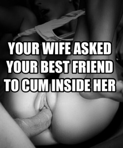 freakden:Wife couldn’t resist your best friend’s big cock. Can you blame her? So which is it sissy? Do you want to clean me up afterwards or his cock? How about both while we laugh at you hehehe