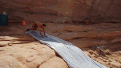 allons-yalexa:  no-friend-teenage-tears:  lilysinthefall:  the4elemelons:  We should fear this guy  ohhh no thank youuu I’ll pass on that cliff thing   did he just go into the water with shoes on?  he just rolled backwards off a cliff and your only