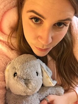 Bun bun and I have insomnia again. &gt;_&lt; Here are our sleepy faces.