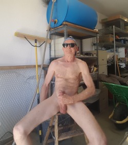 jaybee1959:#jaybee1959 rubbing it out in the garage Let me do that for you jaybee!