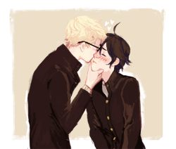 elvishness:  tsukki kissing yamaguchi’s freckles hahaha hah…..ah…. 