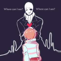 matocc:    Gaster’s echo.    please read this with musicσ`∀´)σ!https://www.youtube.com/watch?v=mOwyRU1a_hAAmazing music by@bloody-art-killer!!Hope you don’t mind I use the music to draw this comic!And also hope you like it!(*´∀`)~♥(*´∀`)~♥I