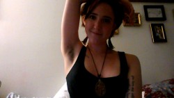 hairypitsclub:  hi! i’m melissa, i’m still getting used to being comfortable with my pits, but i love it so far! this is me 