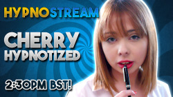 HYPNOSTREAM with Cherry English @LittleSubCherry 2:30pm today! (26th March 2018)YouTube.com/LexLucasBe there, or be a Rectangular Thyng!