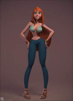 grimphantom2:  javidluffy:  polyjunky:  Right, here are the final renders of Nami from One Piece. Based on a concept by Gop Gap. Cheers!  So beautiful and stunning! Now I need a One Piece movie done by Pixar *-*  Imaging if that happen XD   Pixar X Oda&he