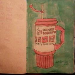 Cup of stuff.  #art #drawing #cup