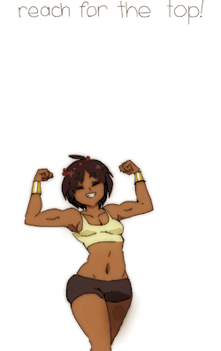 grimphantom2:  rtilrtil:  A quick fun animation of Ajna from Indivisible, reminding you to never give up! Don’t forget to support the game!  This will make ya support the game!   This is a good animation right here.