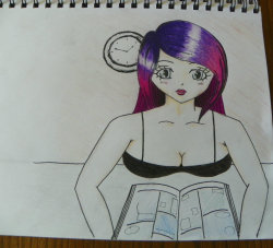 my attempt at drawing a kinda generic sexy anime girl. I&rsquo;m not too happy with how she turned out but I do feel like I learned a few things in the process. What would you have done differently?