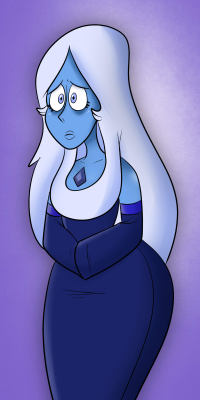 sb99doodles: Finally went ahead and drew Blue Diamond! @slbtumblng