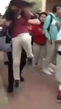 douxnoirsucre:  bubblegum-pwussay:  bellaxiao:    Texas Cop Body Slams Middle School Girl   A school police officer was placed on paid leave after a video of him slamming a middle school girl to the ground surfaced.In the video a student can be heard