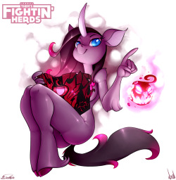 atrylplus:  Oleander - Them’s Fightin’ Herds The daily TFH collab update we did with the wonderfully handsome Siden! Please check out THE INDIEGOGO SITE for mor information and fund the project! There’s only a few days left and 10% to achieve its