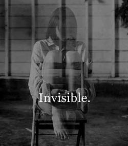 Invisible | via Facebook on We Heart It. http://weheartit.com/entry/76266158