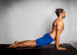 amygoalen:  LA Yoga teacher, Daniel Cooper in a recent shoot for Bhujang Style yoga clothing for men.©AmyGoalenPhotography