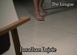 el-mago-de-guapos:  el-mago-de-guapos:  Jonathan Lajoie with Paul Scheer The League (2x09)  Bonus from 1x04 