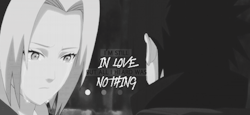 fyeahsasusaku:  { N O T H I N G }  I’m still in love but all I heard was nothing (nothing, nothing)(S)He said nothing (nothing, nothing),I wanted words but all I got was nothing (nothing, nothing)Oh, I got nothing…  