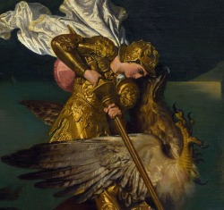 Jean Auguste Dominique Ingres.Â Roger Freeing AngelicaÂ (detail).Â 1819.