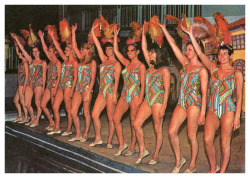 retroreverbs:  Showgirls at the Aqua Show, Pier Approach Swimming Baths, Bournemouth (1960s). 