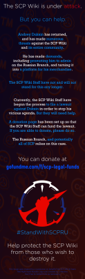 incorrect-scp-cb-quotes:  n3kk1tty:  scars-and-serpents:  incorrect-scp-cb-quotes:  I don’t know what else I can say except that this is really important and please donate if you can!! (and if you can’t, reblog!!)    Wait. What’s going on?  Basically: