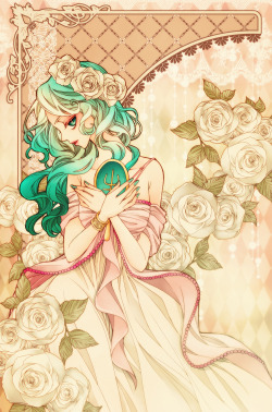 moon-cosmic-power:  Sailor Neptune/ Michiru Kaiou l Sailor Uranus/ Haruka Tenou + art nouveauartist profile: ♡♡works: ♡♡ l ♡♡